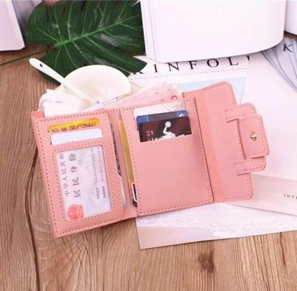 Stylish slim small wallet for women