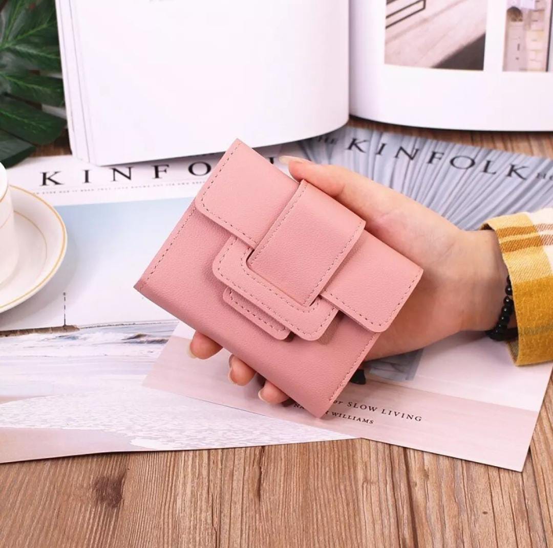 Stylish slim small wallet for women