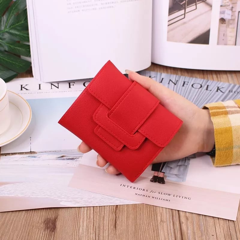 Stylish slim small wallet for women